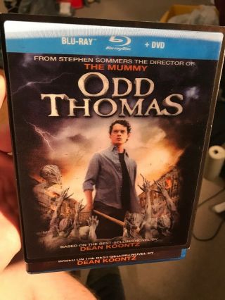 Odd Thomas Blu - Ray Dvd 2014 With Rare Oop Lenticular Slipcover