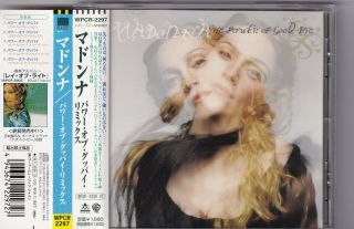 Madonna The Power Of Goodbye Japan Single Remix Cd Wpcr - 2297 Rare