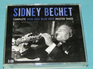 Rare 3 Cd Jazz Set: Sidney Bechert - Complete 1939 - 51 Blue Note Master Takes