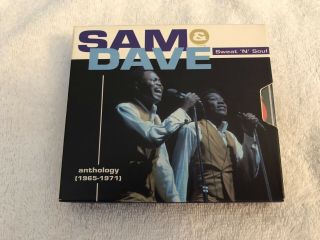 SAM AND DAVE SWEAT ' N ' SOUL ANTHOLOGY (1965 - 1971) RHINO 2 X CD RARE OOP 2