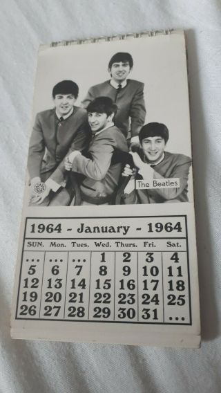The Beatles Official Calendar For 1964 Complete Rare