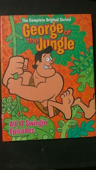 Rare Oop George Of The Jungle Complete 2 Dvd Set Includes Chicken Cartoon