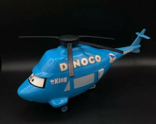 Disney Pixar Cars Dinoco Talking Sounds Helicopter The King Toy 14 " Rare