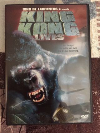 King Kong Lives (dvd,  2006) Rare Oop Linda Hamilton Canada