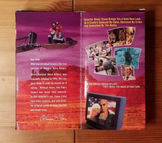 Natural Born Killers Director ' s Cut on VHS Rare and OOP Oliver Stone Cult 4