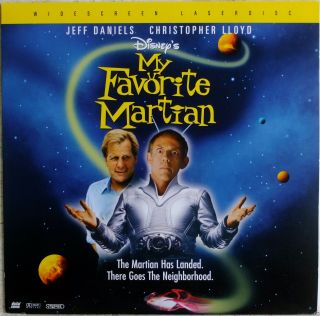 My Favorite Martian 1999 Ac - 3 Laserdisc Christopher Lloyd Jeff Daniels Rare Ld