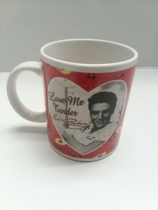 Elvis Presley Love Me Tender Coffee Mug (1998,  Rare)