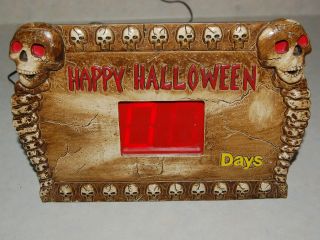 Countdown To Halloween Sign 99 Days Animation Target Rare Spooky Skeleton Ghost