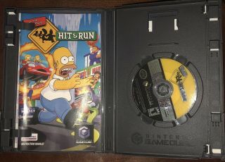 Simpsons: Hit & Run (Nintendo GameCube,  2003) BLACK LABEL RARE 2