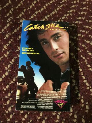 Catch Me If You Can 80s Big Box Slip Rare Oop Vhs