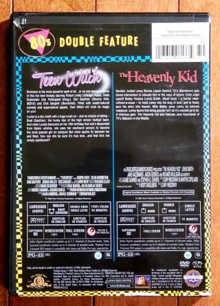 Teen Witch/The Heavenly Kid (DVD,  2007,  2 - Disc Set) RARE OOP 80 ' s Classics 4
