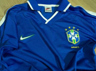 Nike Brazil 1997 Away Rare Shirt / Jersey 2