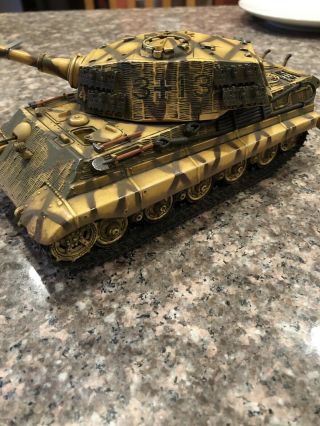 RARE Forces Of Valor Unimax 1:32 German King Tiger Tank Normandy 1944 3