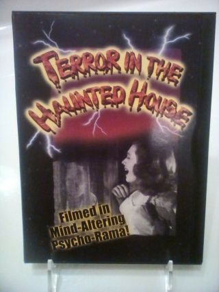Terror In The Haunted House Dvd 2001 Rare Snapcase Oop Htf Psycho - Rama
