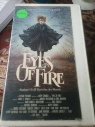 Vintage Eyes Of Fire Vhs Rare