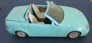 Rare Britney Spears Cool Powder Blue Convertible Toy Car 2000 