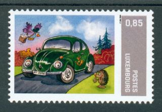 Luxemburg Rare Stamp Vw Käfer Volkswagen Beetle Gd39