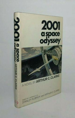 2001 A Space Odyssey Arthur C Clarke Book Club Edt Bce Hardcover Dj 1968 Rare