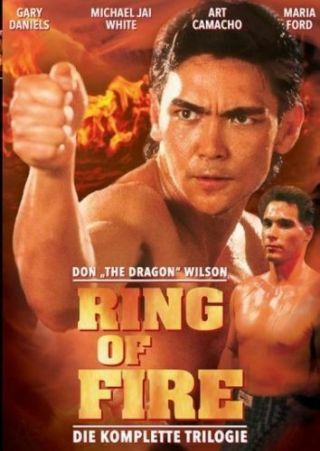 Ring Of Fire Don The Dragon Wilson Maria Ford Is Perfect Rare Very Good Dvd