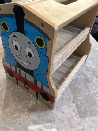 2007 Thomas The Train Wooden Carry / Carrying / Display Case / Wood Storage Rare