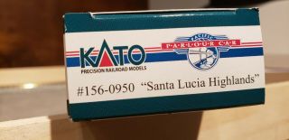 Kato N Scale Rare 156 - 0950 Santa Lucia Highlands Special Car (M1113) 5