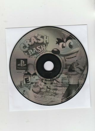 Crash Bash Sony Playstation 1 Game Ps1 Rare Htf Game Disc Only