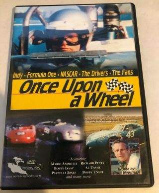Once Upon A Wheel Dvd Rare Nascar Indy Car Racing Film Paul Newman Richard Petty