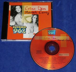 Celine Dion And Mariah Carey Very Rare Promo Cd Brazil Sucesso 96 Fm Sampler