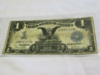 1899 $1 Silver Certificate Large Size Note Rare Us Note.