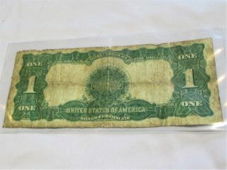 1899 $1 SILVER CERTIFICATE LARGE SIZE NOTE RARE US NOTE. 4