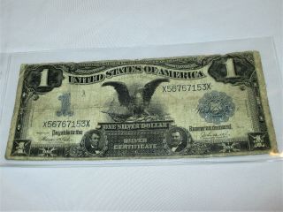 1899 $1 SILVER CERTIFICATE LARGE SIZE NOTE RARE US NOTE. 7