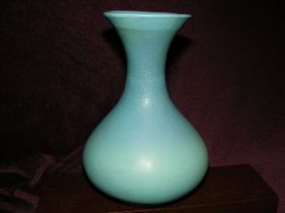 Van Briggle Pottery Vase - Rare - Variation Band - 8 Inches Tall - Turquoise Ming