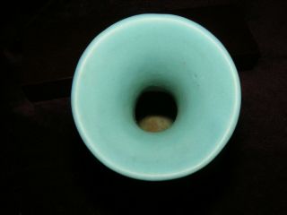 Van Briggle Pottery Vase - Rare - Variation Band - 8 inches Tall - Turquoise Ming 4