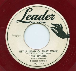 Hear - Rare Pop 45 - The Stylists/russell Garcia - Get A Load O 