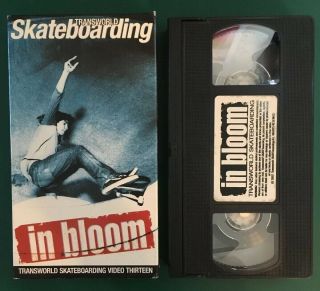 Transworld Skateboarding In Bloom Vhs Skate Video 2002 Rare
