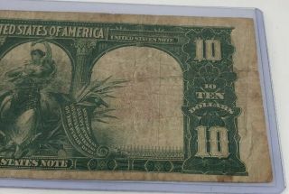 Extremely Rare 1901 $10 Buffalo Large STAR Note - Short Serial Number - Wow 8