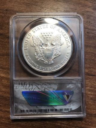 1996 American Silver Eagle Anacs MS70 Perfect Coin Gorgeous Eye Appeal Rare 7