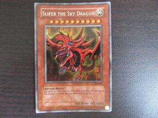 Yu - Gi - Oh Slifer The Sky Dragon Gbi - 001 Secret Rare Card Scr English C264