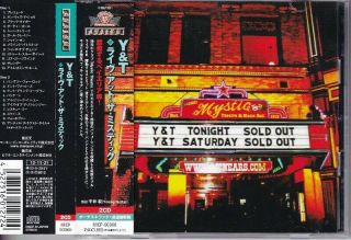 Y&t - Live At The Mystic,  1bt Japan Cd W/obi 2012 Rare Y & T
