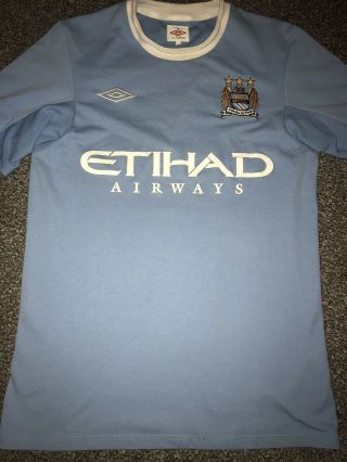 Manchester City Home Shirt 2009/10 36 Chest Small Rare