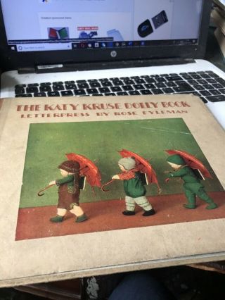 H/b Very Rare The Katy Kruse Dolly Book Fyleman Letterpress Harrap 1928