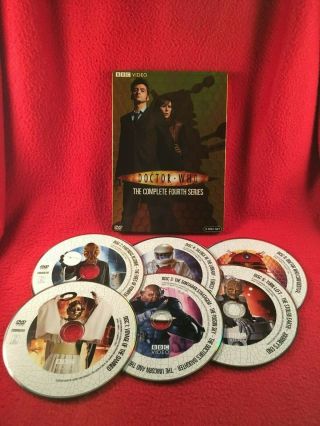 Doctor Who The Complete Fourth Series Steelbook Dvd 2008 6 - Disc Set Bbc Rare Oop