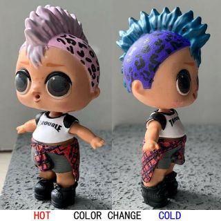 Ultra Rare Lol Surprise Punk Boi Boy Confetti Pop Doll Toy Color Change