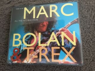Marc Bolan & T - Rex “all The Hits And More” 3cd Set.  Glam Rock.  V.  Rare.