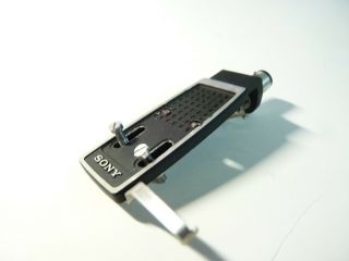 Sony Rare Headshell For S - Curved Tonearm Turntable Phono Cartridge Black