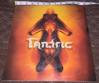 Tantric 2001 Tantric 2 Sided Rare Promo Poster Flat First Album Release