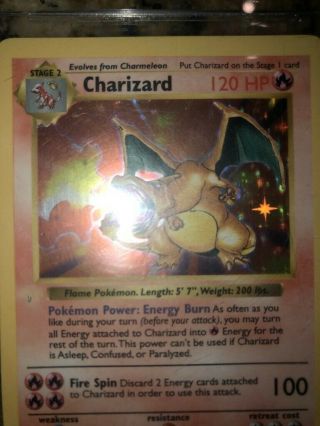 Pokemon Beckett BGS 9 (PSA 9) SHADOWLESS Charizard Holo Rare Base Set 1999 3