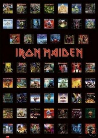 Iron Maiden Album Covers 24x36 Poster Rare Print