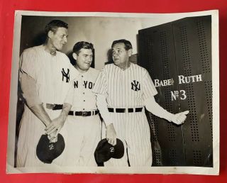 U.  S.  York.  Yankees.  Baseball.  Babe Ruth.  1940.  Rare.