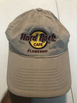 Hard Rock Cafe Florence Hat Cap All Is One Rare C27